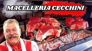 mangiamo da DARIO CECCHINI il macellaio più FAMOSO del MONDO allOfficina della Bistecca [upl. by Hali]