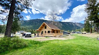 Amish Log Cabin 26’x34’ Tour Inside and Out [upl. by Belmonte]