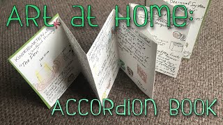 Art at Home Accordion Book [upl. by Alegnave]