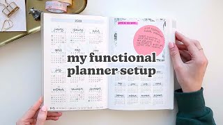 my functional 2023 hobonichi cousin planner setup [upl. by Kosaka900]