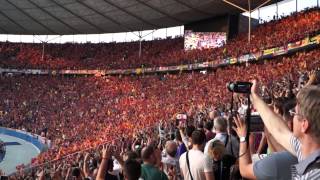 UEFA Champions League 20142015 Final  Olympiastadion  Berlin FC Barcelona anthem [upl. by Ayotac447]