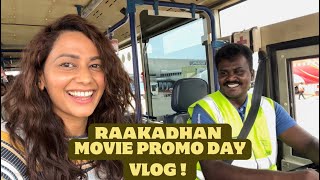 Raakadhan movie promotion  vlog  actress sanjana singh  travelling [upl. by Selmore78]