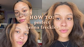 the real secret to natural longlasting henna freckles every time [upl. by Agatha]