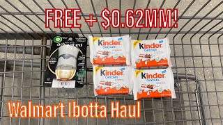 Walmart Ibotta Haul 102424  FREE  062MM [upl. by Laet]