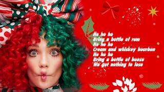 Sia  Ho Ho Ho Lyrics [upl. by Shuping]