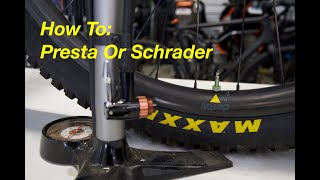 How To Inflate A Bike Tire With A Presta or Schrader Valve For Beginner Cyclists in 2022 4K [upl. by Yerfdog]