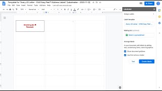 How to make labels in Google Docs [upl. by Cindelyn]