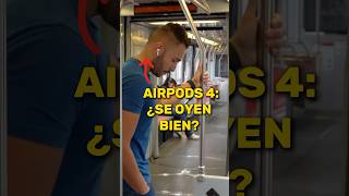 AirPods 4 cancelación de ruido en el metro [upl. by Norty]