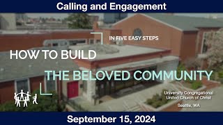 University Congregational UCC Seattle September 15 2024 [upl. by Isidoro177]