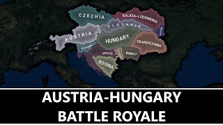 AustriaHungary  Battle Royale  Hoi4 Timelapse [upl. by Aibsel604]