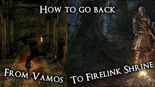 From Vamos to Firelink Shrine  How to go back from Catacombs DS Remastered [upl. by Durkin968]