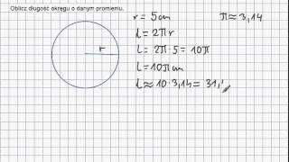Długość okręgu [upl. by Modern]