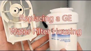 Water Filter Housing Replacement  wr17x20862 installation [upl. by Aman]