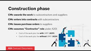 Construction Manager as Constructor Understanding Roles and Responsibilities [upl. by Nahtonoj]