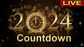 Silvester Countdown 2024 LIVE  Countdown bis Neujahr 2024 LIVESTREAM [upl. by Arahset]