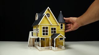 How to build a POPSICLE STICK HOUSE [upl. by Urita269]