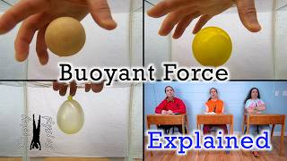 Buoyant Force Explained Submerged Objects in Fluids [upl. by Ram]