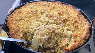 Grandmas Secret to the BEST Cornbread Dressing SOUTHERN CORNBREAD Dressing Recipe ❤️ [upl. by Smeaj]