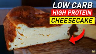 HIGH PROTEIN CHEESECAKE nur 3 Zutaten [upl. by Mady548]