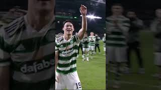 Celtic forward Oh dances with fans after Scottish Cup victory 🕺 shorts [upl. by Aelram]