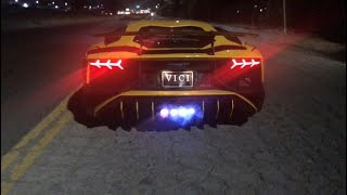 Straight piped Lamborghini Aventador SV Pure sound [upl. by Duahsar89]