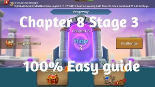 Lords mobile Vergeway chapter 8 Stage 3 easiest guide [upl. by Bove814]