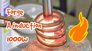 Forge à induction 1000W [upl. by Armalda461]