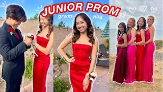 JUNIOR PROM  grwm amp vlog [upl. by Vins]