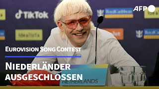 Niederländer Joost Klein vom ESC ausgeschlossen  AFP [upl. by Zales53]