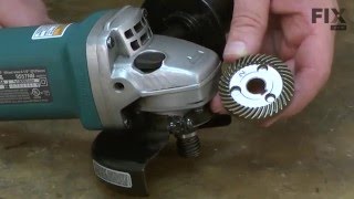 Makita Angle Grinder Repair – How to replace the Gear [upl. by Ecydnak103]