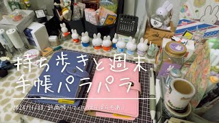 【手帳】持ち歩きのミニ6と週末手帳のミニ6をパラパラしました【最後の方雑音少し有り申し訳ございません】 [upl. by Iteerp]