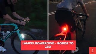 3 sposoby na to jak DOBRZE używać lampek rowerowych [upl. by Ilarin126]