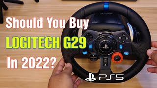 Logitech G29 Unboxing and Review with PS5  Is G29 worth it in 2022 [upl. by Nereus]