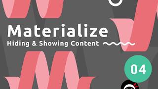 Materialize Tutorial 4  Hiding Content [upl. by Sedruol]