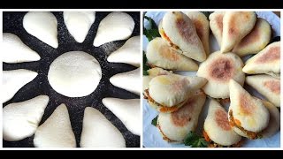 Flower Shaped Batbout Bread Moroccan Cuisine [upl. by Shelba]