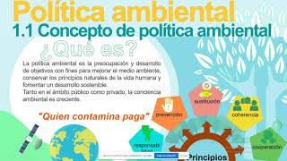 Política ambiental características instrumentos y LGEEPA [upl. by Nomis956]