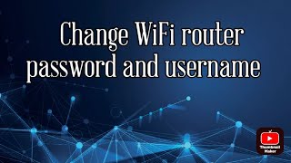 How to change WiFi router password and username in RAISECOM Router [upl. by Cedell]