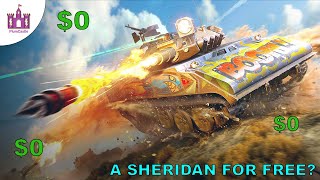 WoT Blitz  OUTDATED how to get a FREE Sheridan Missile [upl. by Garfinkel]