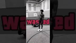 The jammed finger be hitting different😂🏀 basketball viral comedy nba braxtonpicou shorts [upl. by Evot667]