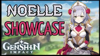 Genshin Impact  Noelle Showcase All Skills  Combat [upl. by Jodie]