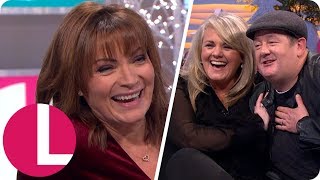 Johnny Vegas and Sally Lindsay Leave Lorraine in Stitches  Lorraine [upl. by Etnovaj]