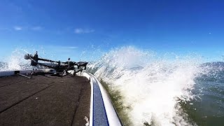 How To Drive A Boat In Big Waves [upl. by Midge580]