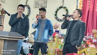 Amazing Three Brothers Presenting Christmas Song 🙏❤️ [upl. by Livia273]