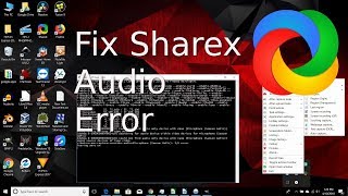 Sharex Audio Error Fix [upl. by Eineg]