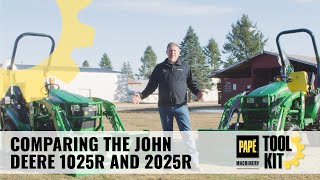 Comparing the John Deere 1025R and 2025R [upl. by Sennahoj]