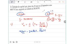 Mathématiques Financières les intérêts simplesExercices 1 et 2 [upl. by Lecia268]