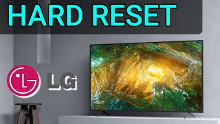 LG TV HARD RESET  How To Factory Settings Hard Reset On LG TV and LCD  LG TV Factory Settings [upl. by Ominoreg720]