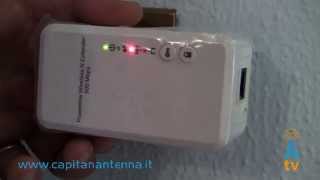 Come estendere il segnale internet WIFI  Kit Powerline Wireless [upl. by Eizzik]