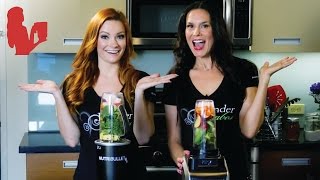 Nutri Ninja vs NutriBullet Rx Review Green Juice Test  Blender Babes [upl. by Aremihc857]