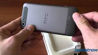 HTC One V Unboxing  Pocketnow [upl. by Walli]